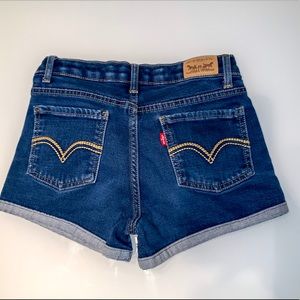 Levi’s blue jean “short short” shorts